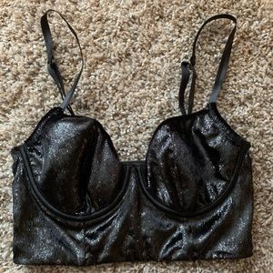 Victoria's Secret Black Shimmer Bra